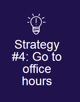 Strategy #4: Go to office hours